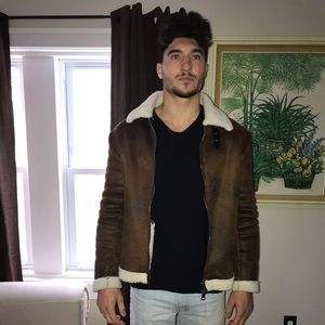 BROWN BOMBER JACKET